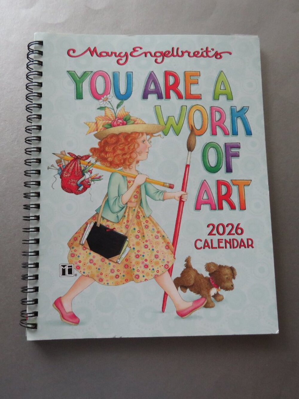 Mary Engelbreit's You Are a Work of Art 2026 Monthly/Weekly Planner Calendar